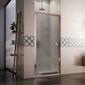PORTA DOCCIA AD UNA ANTA BATTENTE "oxi.SLIDE" VETRO STAMPATO C | Ceramiche Pa.Na. Group