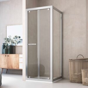 PORTA DOCCIA A SOFFIETTO "oxi.SLIDE" VETRO TRASPARENTE | Ceramiche Pa.Na. Group