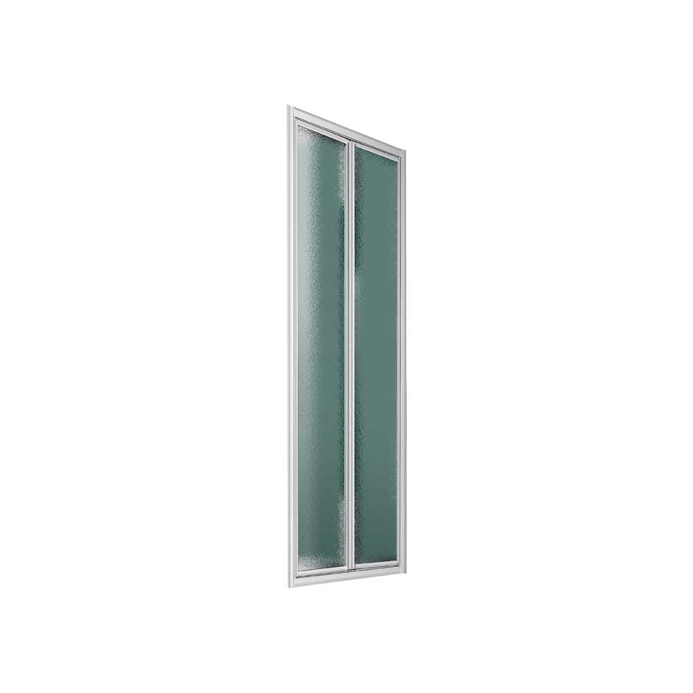 PORTA DOCCIA A 2 ANTE BATTENTI "SMERALDA" VETRO STAMPATO C Sp.3 mm PROFILO CROMO | Ceramiche Pa.Na. Group