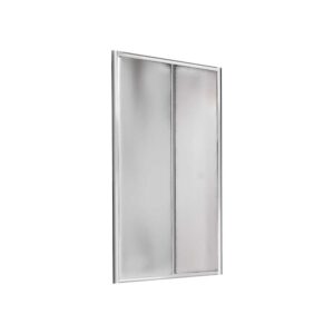 PORTA DOCCIA A 1 ANTA FISSA E 1 SCORREVOLE "SMERALDA" TRASPARENTE Sp.3 mm P.CROMO | Ceramiche Pa.Na. Group