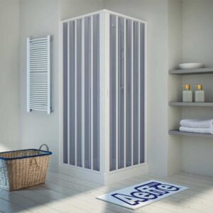BOX DOCCIA ANGOLARE A SOFFIETTO IN PVC | Ceramiche Pa.Na. Group