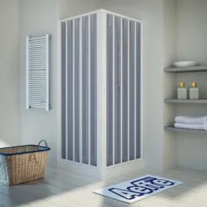 BOX DOCCIA ANGOLARE A SOFFIETTO IN PVC | Ceramiche Pa.Na. Group