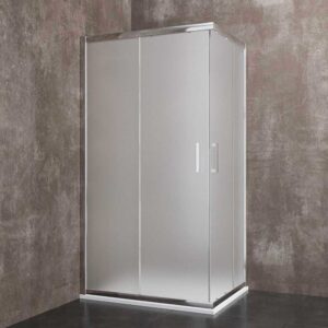LATO PER BOX DOCCIA "SIMPLY 2.0" VETRO STAMPATO C PROFILO CROMO — Glass 1989 | Ceramiche Pa.Na.