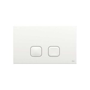 PLACCA DI COMANDO "PLAIN DUAL" OLI BIANCA | Ceramiche Pa.Na. Group