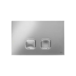 PLACCA DI COMANDO "PLAIN DUAL" OLI CROMO LUCIDO | Ceramiche Pa.Na. Group