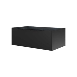 CASSETTO SOSPESO APERTO "ICONICA" NERO OPACO | Ceramiche Pa.Na. Group