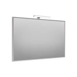 SPECCHIO RETTANGOLARE FILO LUCIDO BISELLATO CON LAMPADA LED | Ceramiche Pa.Na. Group