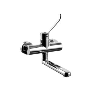 MISCELATORE LAVELLO A PARETE CON LEVA CLINICA "CANDY" | Ceramiche Pa.Na. Group