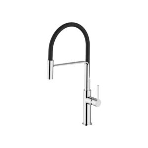 MISCELATORE LAVELLO CON TUBO SILICONICO E DOCCETTA ORIENTABILE | Ceramiche Pa.Na. Group