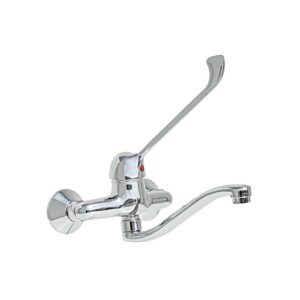 MISCELATORE LAVELLO A PARETE CON LEVA CLINICA | Ceramiche Pa.Na. Group