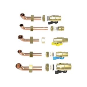 KIT ALLACCIO IDRAULICO CON RUBINETTI PER CALDAIA A CONDENSAZIONE FERROLI — Ferroli | Ceramiche Pa.Na.