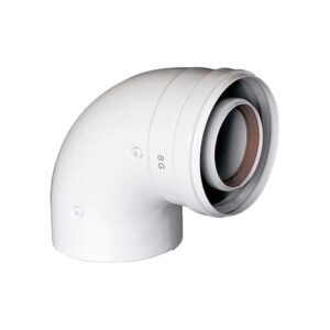 CURVA COASSIALE A 90° PER SCALDABAGNO BAXI — Baxi | Ceramiche Pa.Na.