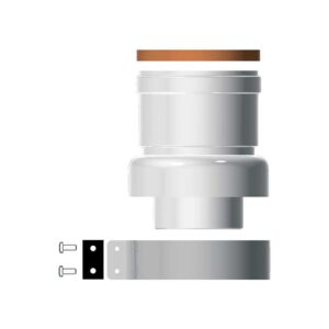 ADATTATORE SCARICO SDOPPIATO PER CALDAIE CHAFFOTEAUX E ARISTON — Ariston | Ceramiche Pa.Na.
