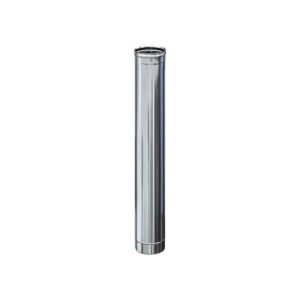 TUBO INOX MONOPARETE DIRITTO 100 CM. | Ceramiche Pa.Na. Group