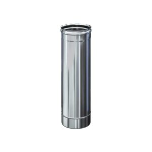 TUBO INOX MONOPARETE DIRITTO 50 cm. | Ceramiche Pa.Na. Group