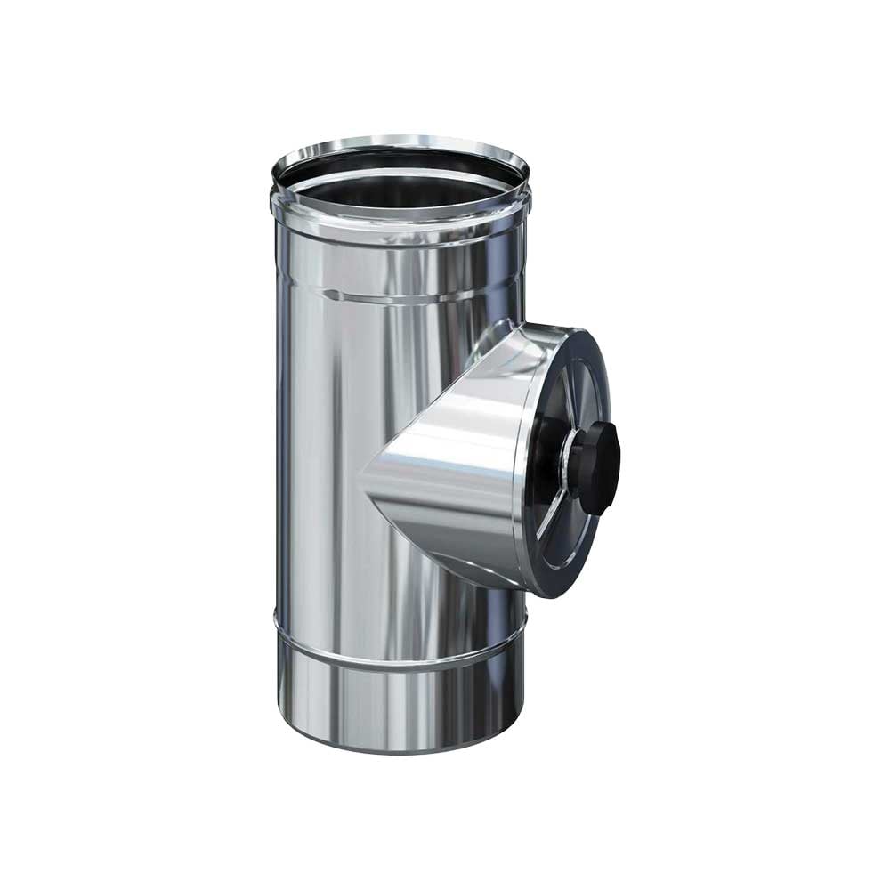 TEE INOX DI ISPEZIONE MONOPARETE | Ceramiche Pa.Na. Group
