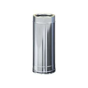 TUBO INOX DOPPIA PARETE DIRITTO 50 cm. | Ceramiche Pa.Na. Group