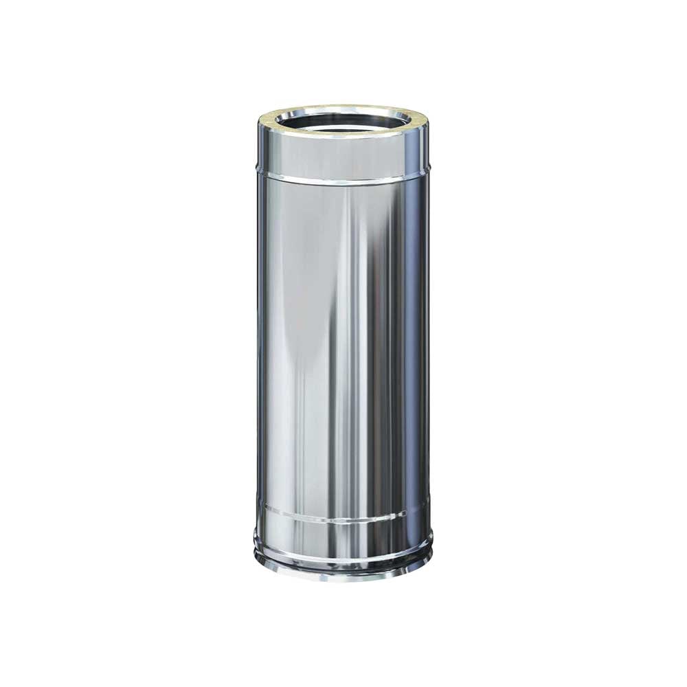 TUBO INOX DOPPIA PARETE DIRITTO 50 cm. | Ceramiche Pa.Na. Group