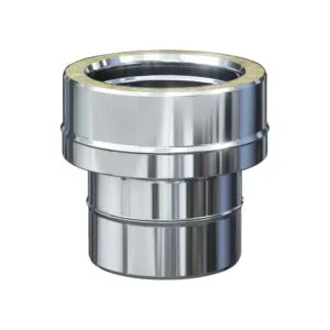 RACCORDO INOX DA MONOPARETE A DOPPIA PARETE | Ceramiche Pa.Na. Group