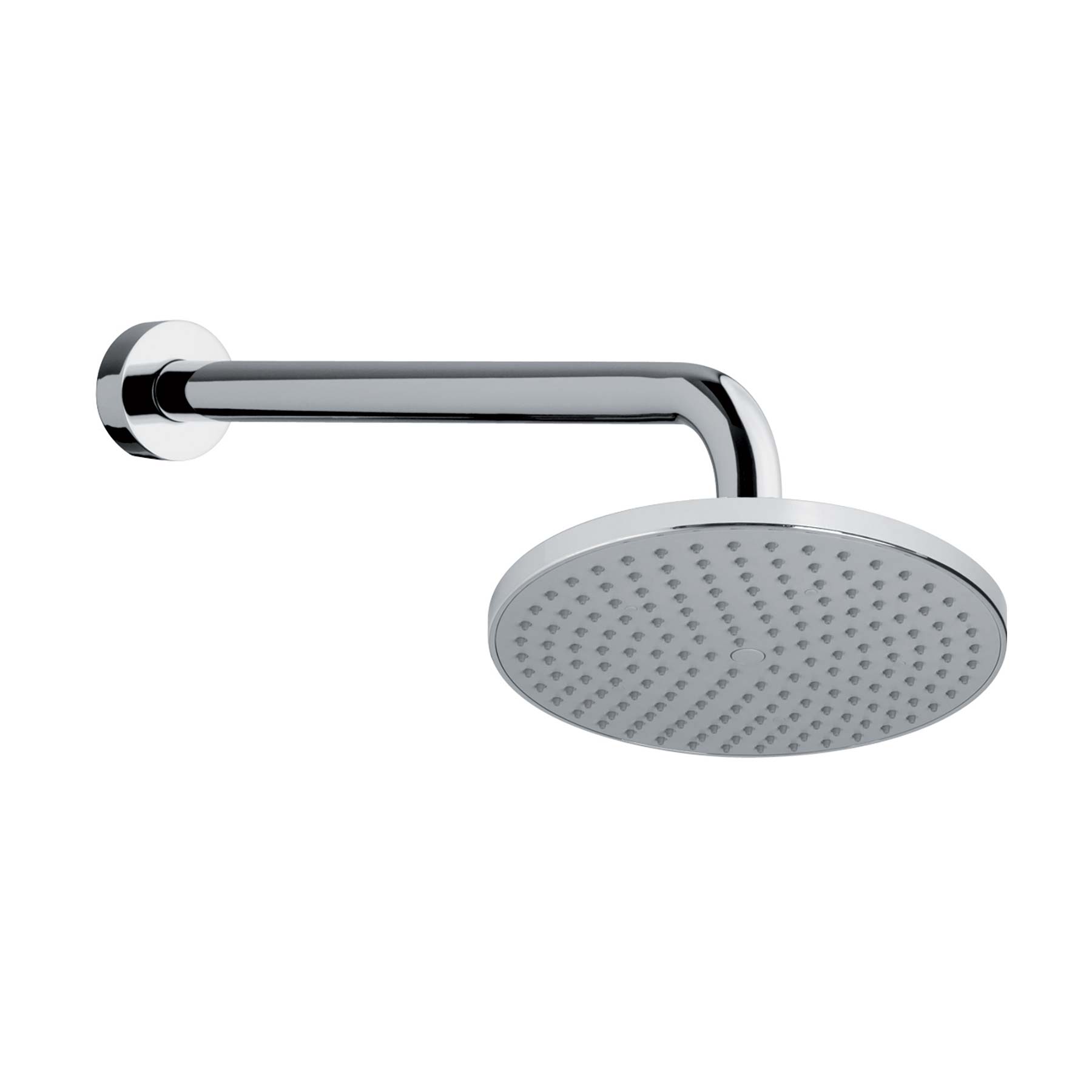 Crolla P-docce – Braccio Doccia Minimal Con Soffione Anticalcare Tondo In Abs Ø220Mm — Crolla | Ceramiche Pa.Na.