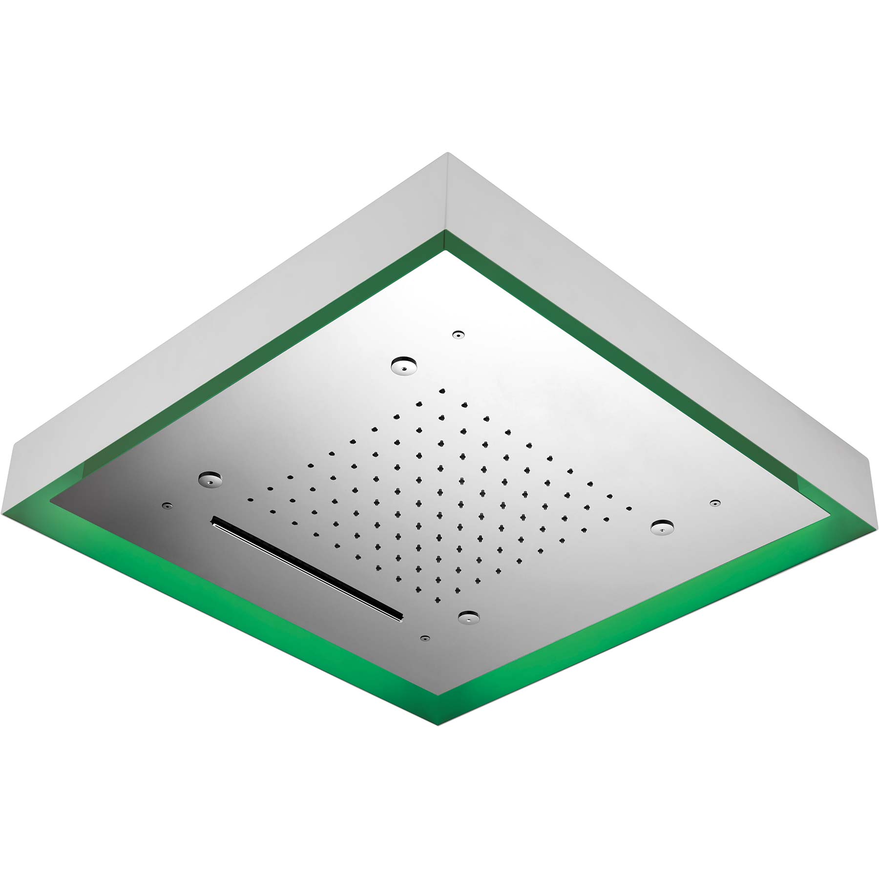 Crolla P-docce – Soffione Led Quadro 57X57 Bordo Bianco Altezza 8 — Crolla | Ceramiche Pa.Na.