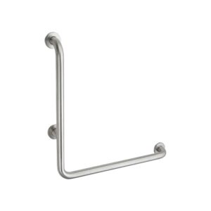 CORRIMANO DI SOSTEGNO ANGOLARE IN ACCIAIO INOX SATINATO | Ceramiche Pa.Na. Group