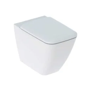 VASO FILO PARETE RIMFREE "ICON SQUARE" CON SEDILE &mdash; Geberit | Ceramiche Pa.Na.
