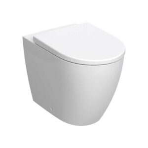 VASO FILO PARETE RIMFREE "ICON" CON SEDILE — Geberit | Ceramiche Pa.Na.
