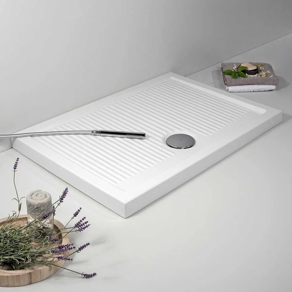 PIATTO DOCCIA RETTANGOLARE "FERDY" H.6,5 | Ceramiche Pa.Na. Group