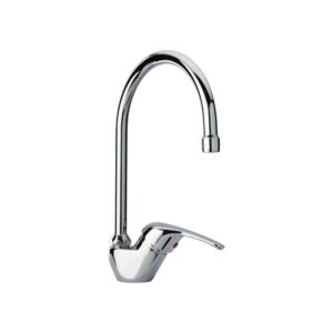 MISCELATORE LAVELLO CUCINA "LIRA" A CANNA ALTA | Ceramiche Pa.Na. Group