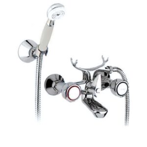 Crolla Falcon &ndash; Gruppo Vasca Kit Doccia Duplex Con Forcella Doppia &mdash; Crolla | Ceramiche Pa.Na.