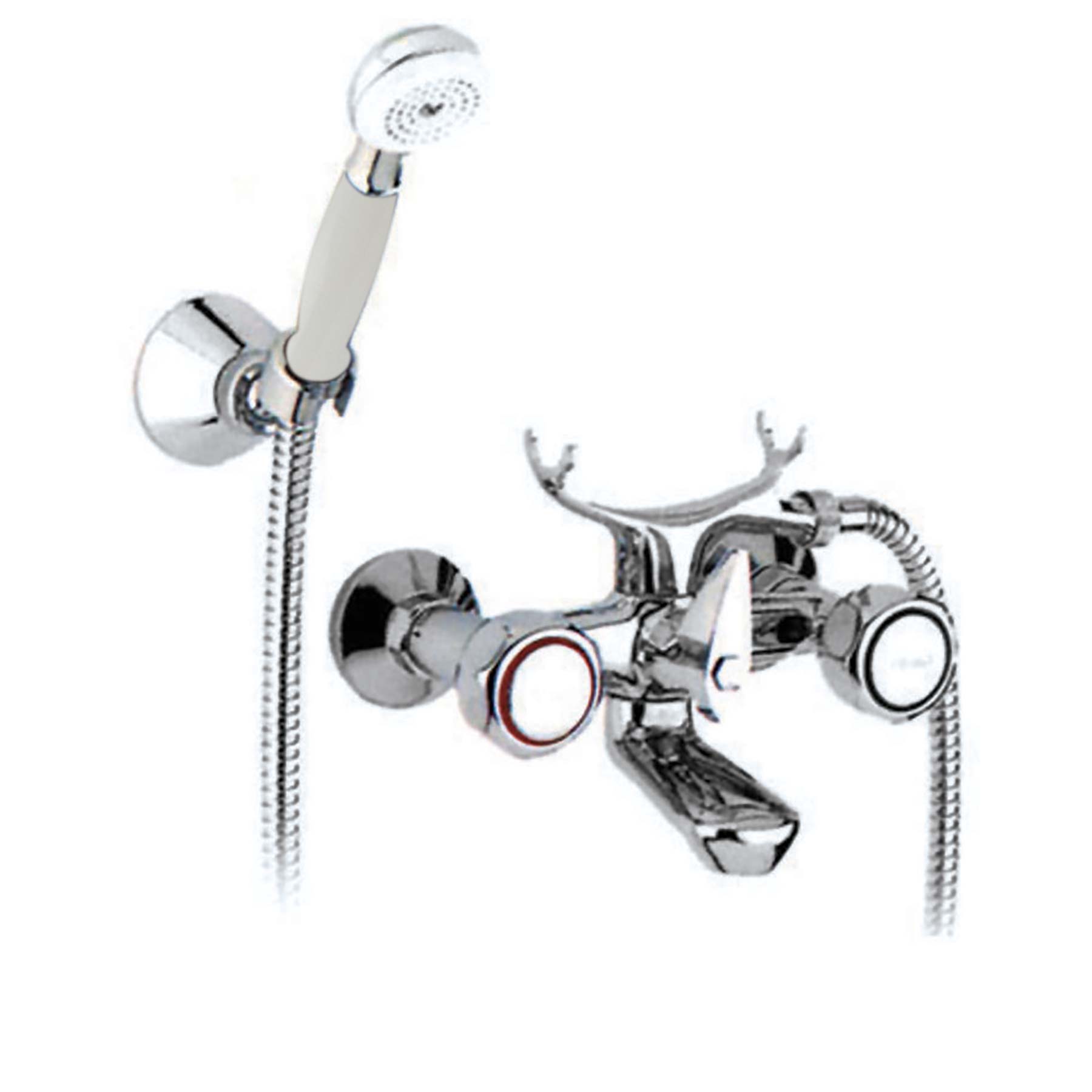 Crolla Falcon – Gruppo Vasca Kit Doccia Duplex Con Forcella Doppia — Crolla | Ceramiche Pa.Na.