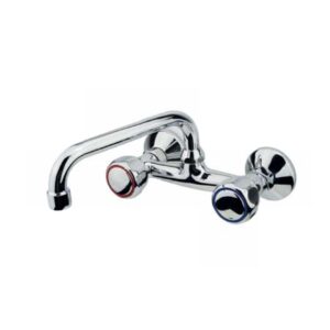 Crolla Falcon &ndash; Gruppo Lavello A Parete Con Canna Superiore Maniglia Falcon &mdash; Crolla | Ceramiche Pa.Na.