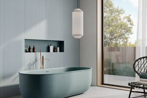 Bagno moderno con finiture di qualità